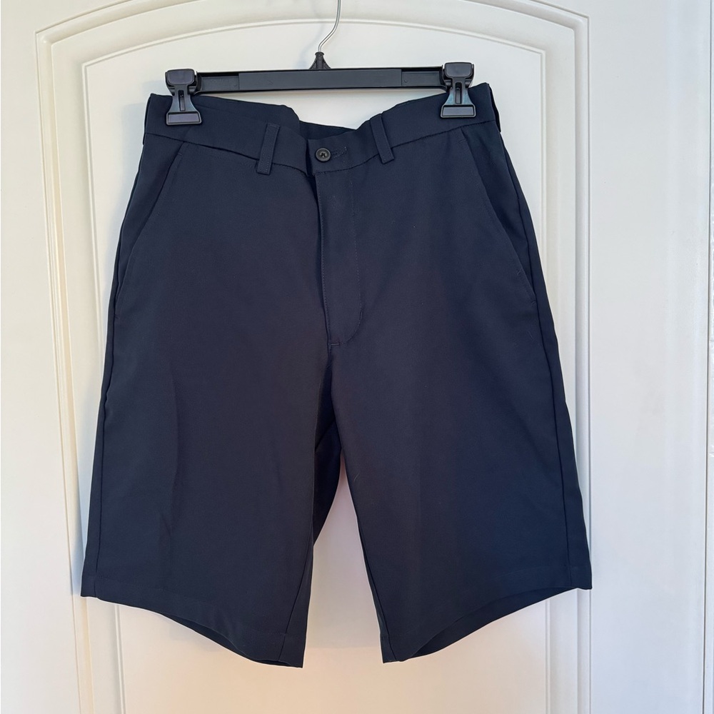 Hogan Blue Flat Front Shorts